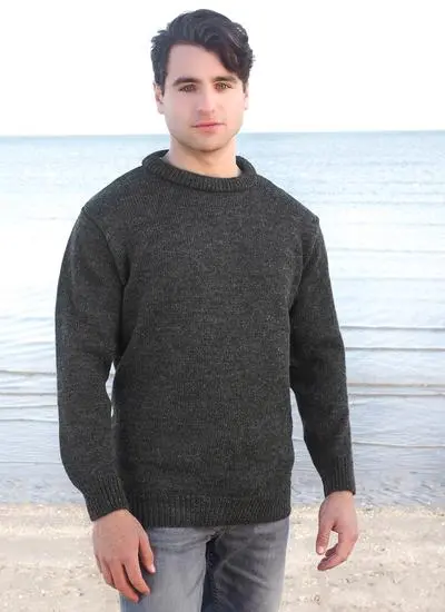 Tweed Crew Neck Sweater